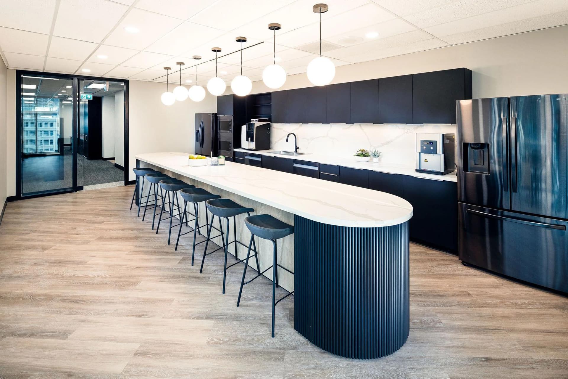 Kitchen in Law Office - Design and Build Project by Aura