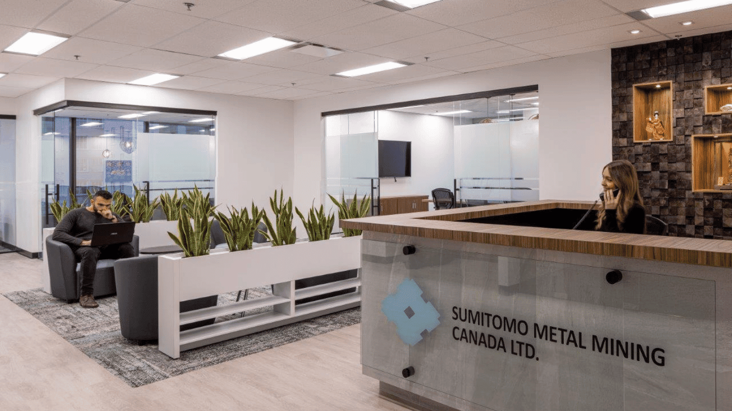 Sumitomo Metal Mining | Design-Build Project | Aura Office