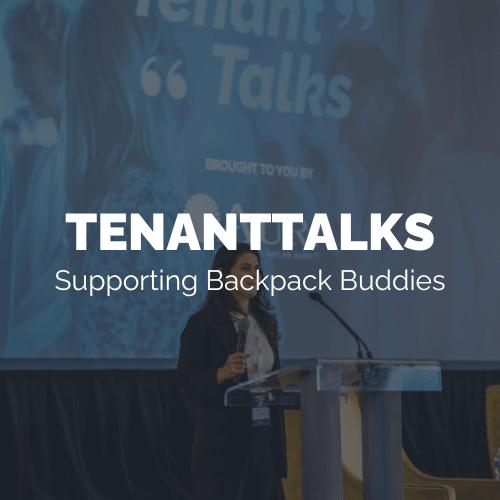 TenantTalks supporting BackPack Buddies