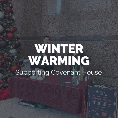 Winter Warming Event by Aura Office Supporting the Covenant House