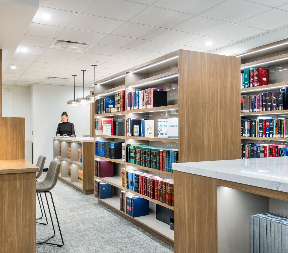 Harper Grey Office - Designed and Built by Aura