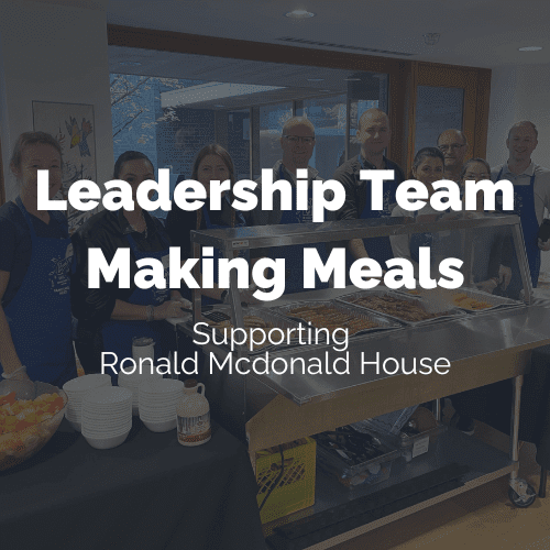 Leadership Team Making Meals